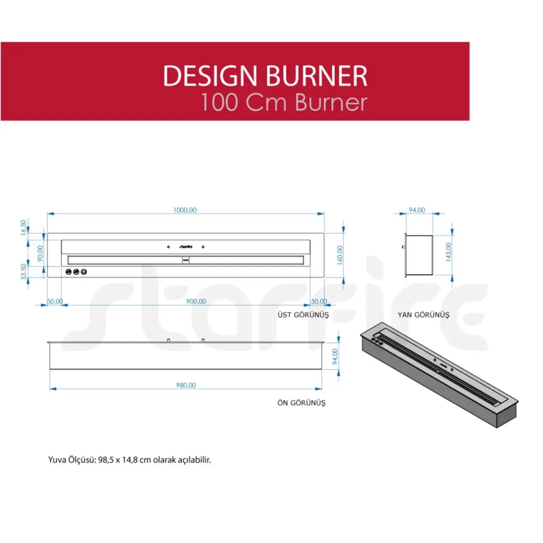 100’lük Design Burner