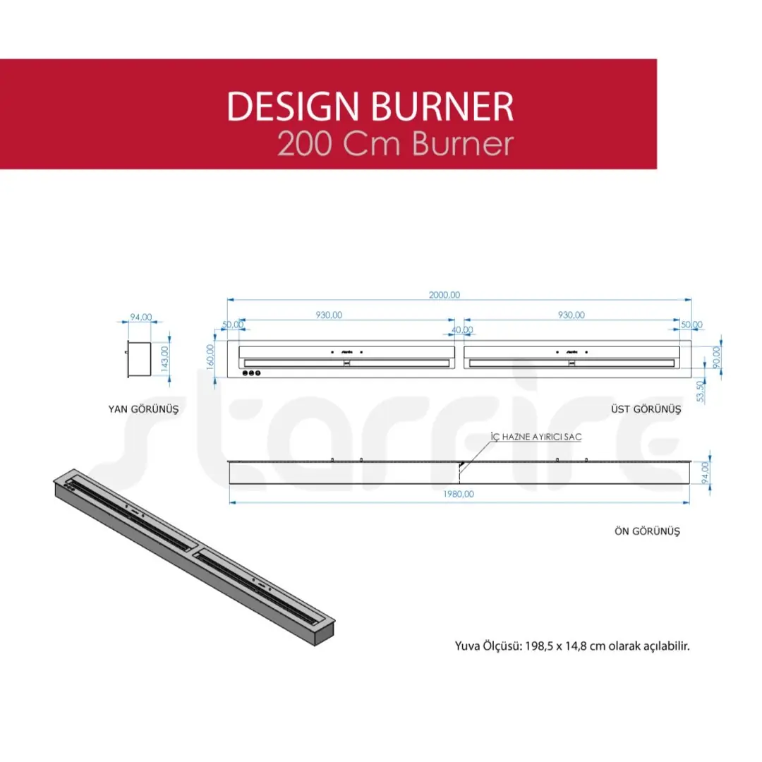 200’lük Design Burner