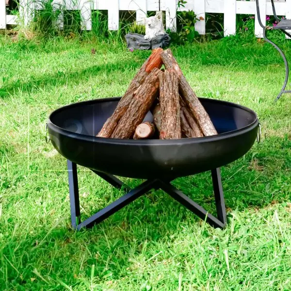 Rustic Bahçe Şöminesi