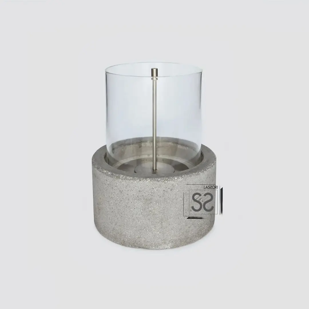 Table Top Flame Hafif Beton Bioethanol Şömine