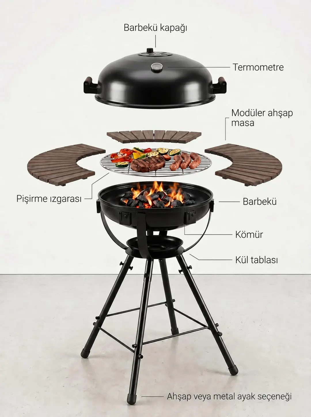 Bazz 360 Barbekü 