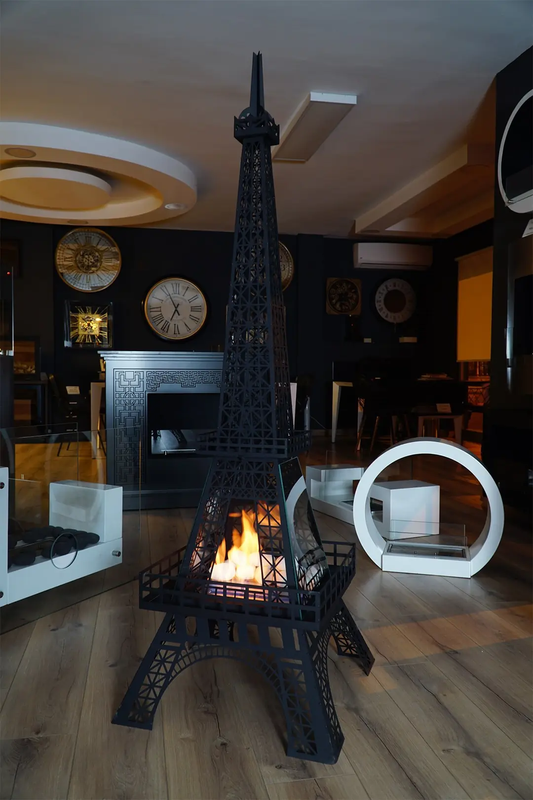 Eiffel Tower Bacasız Taşınabilir Şömine