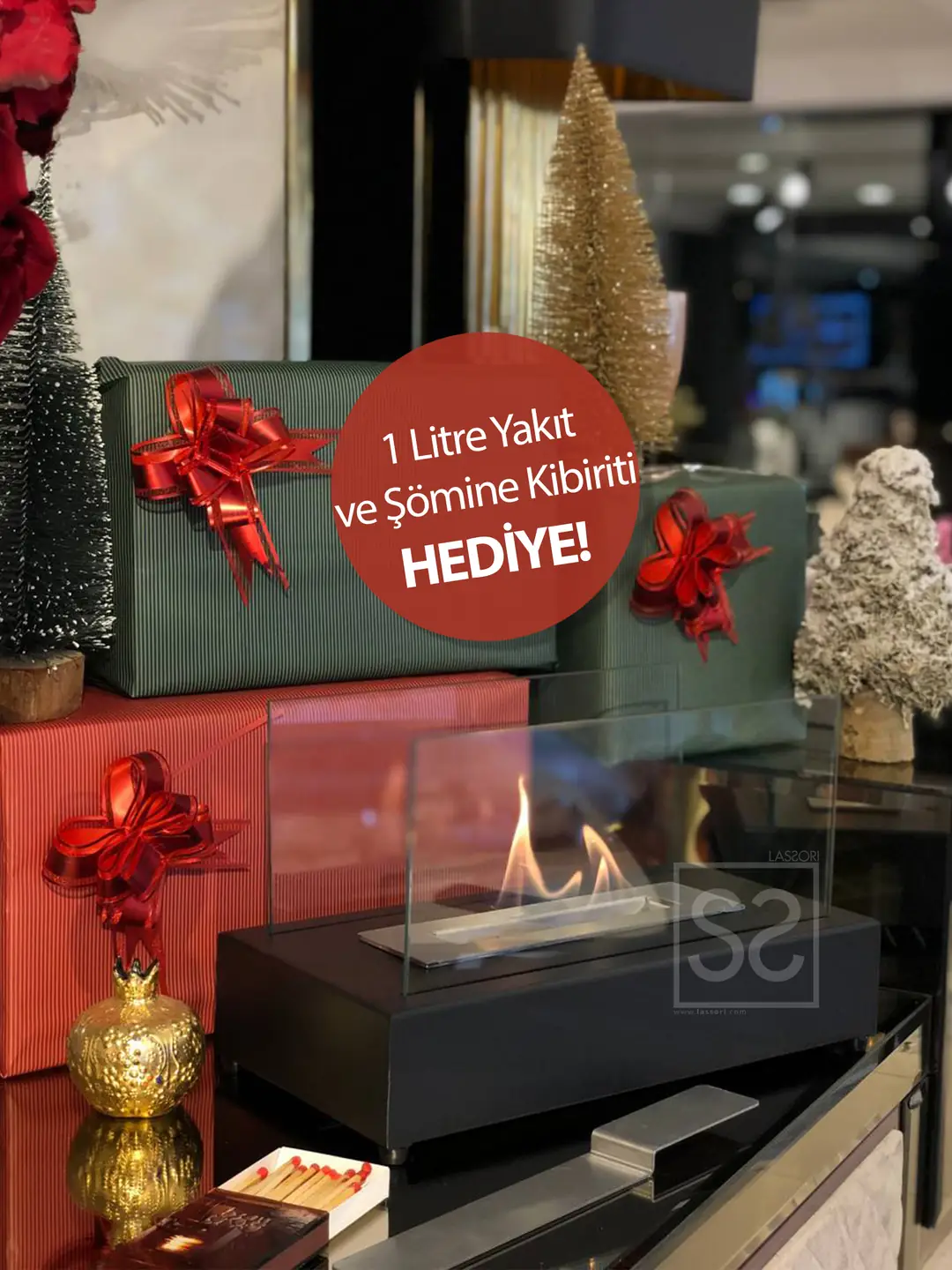 Sedna Şömine Hediyelik Set