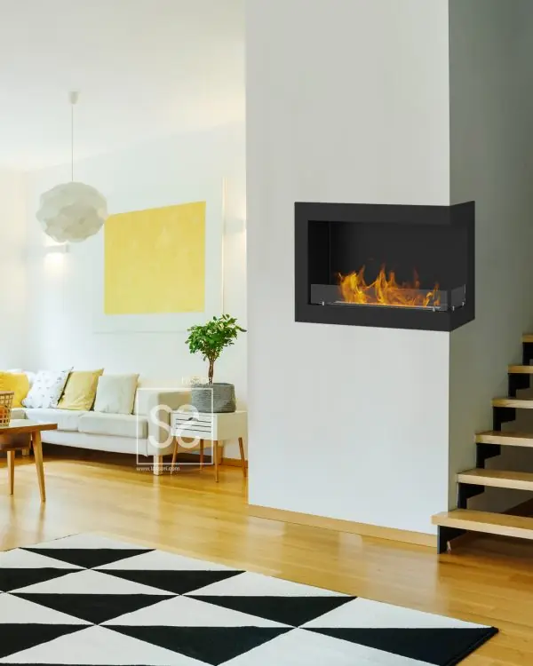 Brick – Duvara Monte Şömine – Sağ Açık 90cm Burner