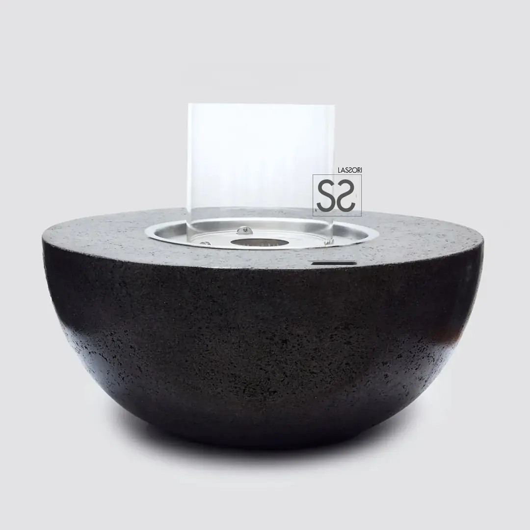 Sapphire Flame Hafif Beton Bioethanol Taşınabilir Şömine