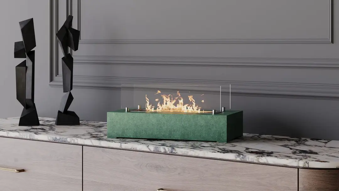Art Flame Hafif Beton Bioethanol Şömine